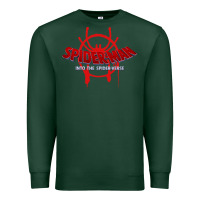 Sports Green into the spider verse film Premium Sweatshirt - artisFamous