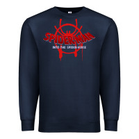 Navy into the spider verse film Premium Sweatshirt - artisFamous