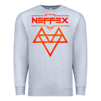 Heather Grey neffex music Premium Sweatshirt - artisFamous