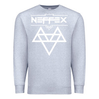 Heather Grey neffex music Premium Sweatshirt - artisFamous