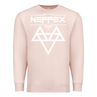 Pale Pink neffex music Premium Sweatshirt - artisFamous
