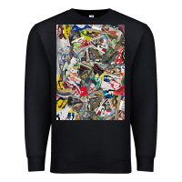 Black sneaker searth Premium Sweatshirt - artisFamous