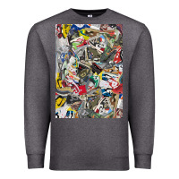 Charcoal Heather sneaker searth Premium Sweatshirt - artisFamous