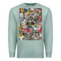 Seafoam sneaker searth Premium Sweatshirt - artisFamous