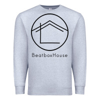 Heather Grey the beatbox house Premium Sweatshirt - artisFamous