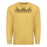 Antique Gold Elkaholic Premium Sweatshirt - artisFamous