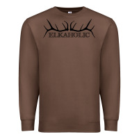 Chestnut Elkaholic Premium Sweatshirt - artisFamous