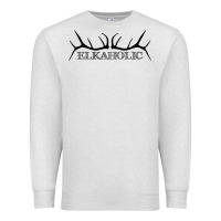 Oatmeal Heather Elkaholic Premium Sweatshirt - artisFamous