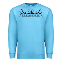 Ocean Blue Elkaholic Premium Sweatshirt - artisFamous