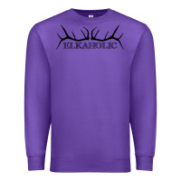 Purple Elkaholic Premium Sweatshirt - artisFamous