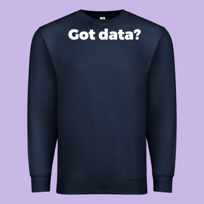 Data Science Humor White Premium Sweatshirt Designed By Artisfamous