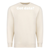 Sandshell data science humor white Premium Sweatshirt - artisFamous