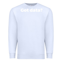 White data science humor white Premium Sweatshirt - artisFamous