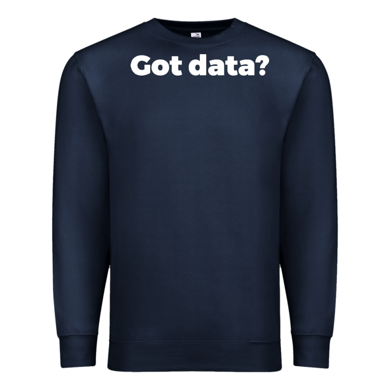Data Science Humor White Premium Sweatshirt by artisFamous | Teevron