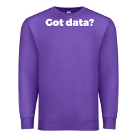 Purple data science humor white Premium Sweatshirt - artisFamous