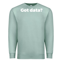 Seafoam data science humor white Premium Sweatshirt - artisFamous