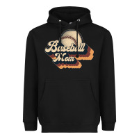 Black baseball mom Heavyweight Hoodie - JahusDesignShop