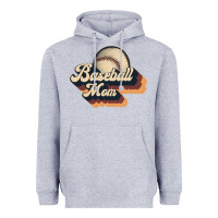 Heather Grey baseball mom Heavyweight Hoodie - JahusDesignShop