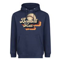 Navy baseball mom Heavyweight Hoodie - JahusDesignShop