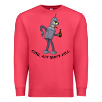 Cardinal Futurama Ctrl Alt Shift Kill Bender Premium Sweatshirt - artisFamous