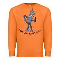 Carrot Futurama Ctrl Alt Shift Kill Bender Premium Sweatshirt - artisFamous
