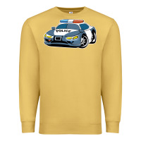 Antique Gold police car Premium Sweatshirt - artisFamous