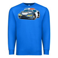 True Royal police car Premium Sweatshirt - artisFamous