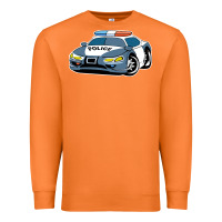 Carrot police car Premium Sweatshirt - artisFamous