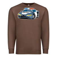 Chestnut police car Premium Sweatshirt - artisFamous