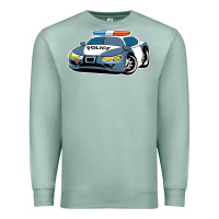 Seafoam police car Premium Sweatshirt - artisFamous