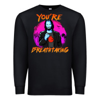Black you are breathtaking keanu reeves actor Premium Sweatshirt - artisFamous