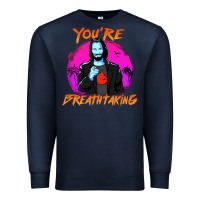 Navy you are breathtaking keanu reeves actor Premium Sweatshirt - artisFamous