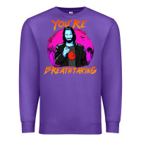 Purple you are breathtaking keanu reeves actor Premium Sweatshirt - artisFamous