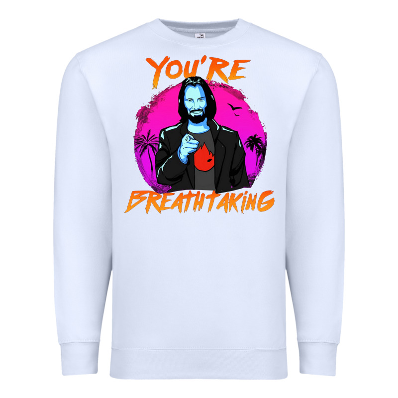 You Are Breathtaking Keanu Reeves Actor Premium Sweatshirt by artisFamous | Teevron