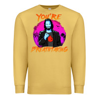 Antique Gold you are breathtaking keanu reeves actor Premium Sweatshirt - artisFamous