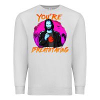 Dove Grey you are breathtaking keanu reeves actor Premium Sweatshirt - artisFamous