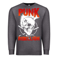 Charcoal Heather music punk Premium Sweatshirt - artisFamous