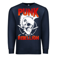 Navy music punk Premium Sweatshirt - artisFamous