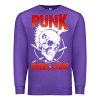 Purple music punk Premium Sweatshirt - artisFamous
