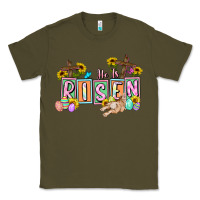 Army Green He is risen Easter  Easter Day Classic Tee - CowGirlArtShop