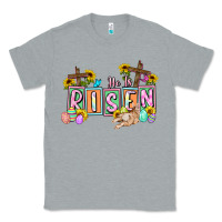 Heather Grey He is risen Easter  Easter Day Classic Tee - CowGirlArtShop