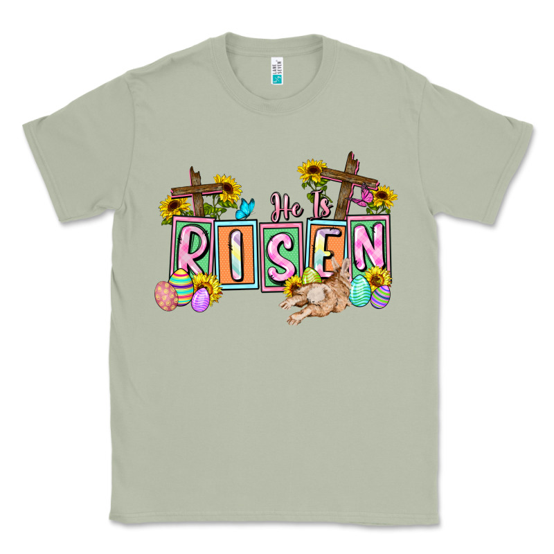 He Is Risen Easter  Easter Day Classic Tee by CowGirlArtShop | Teevron