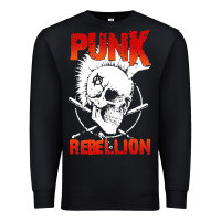 Black music punk Premium Sweatshirt - artisFamous