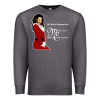 Charcoal Heather All I Want for Christmas Is You Premium Sweatshirt - artisFamous