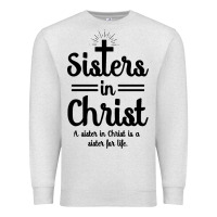 Oatmeal Heather sister in christ Premium Sweatshirt - artisFamous