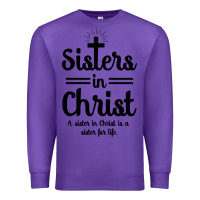 Purple sister in christ Premium Sweatshirt - artisFamous