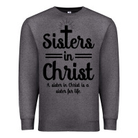 Charcoal Heather sister in christ Premium Sweatshirt - artisFamous