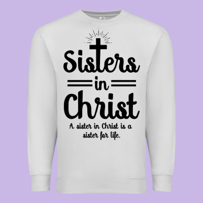 Sister In Christ Premium Sweatshirt Designed By Artisfamous
