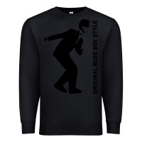 Black Original Rude Boy Style Premium Sweatshirt - artisFamous