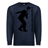 Navy Original Rude Boy Style Premium Sweatshirt - artisFamous